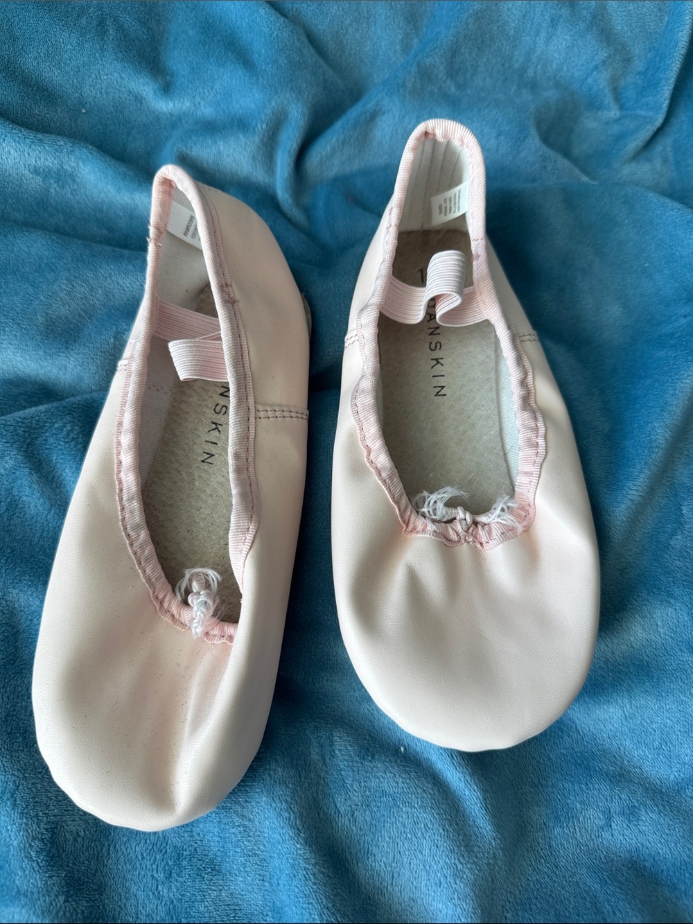 Danskin Kids Light Pink Dance Slip-On Ballet Shoes